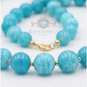 Round Amazonite Necklace