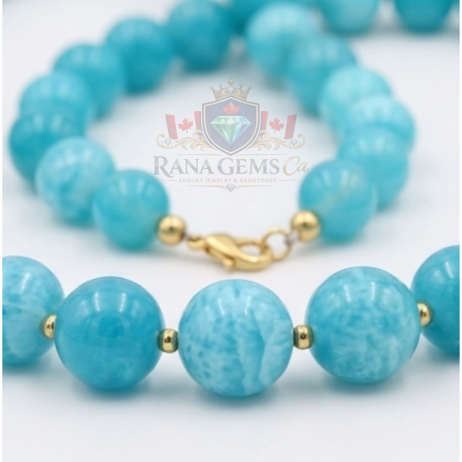 Round Amazonite Necklace