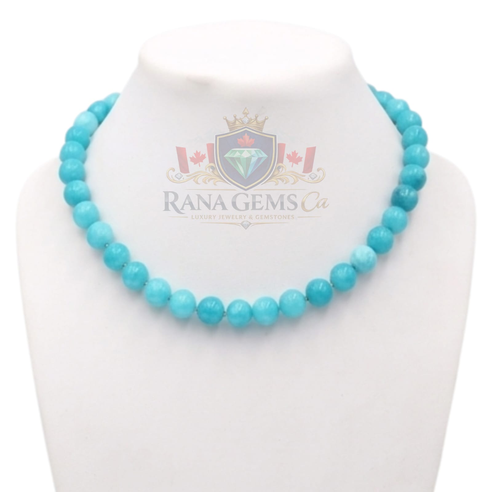 Round Amazonite Necklace