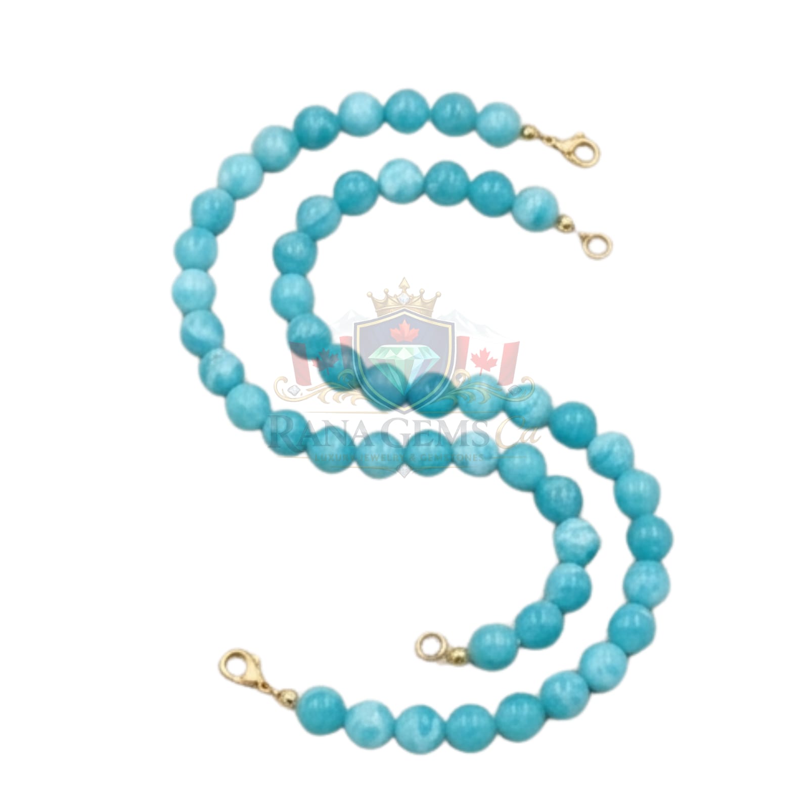 Round Amazonite Necklace