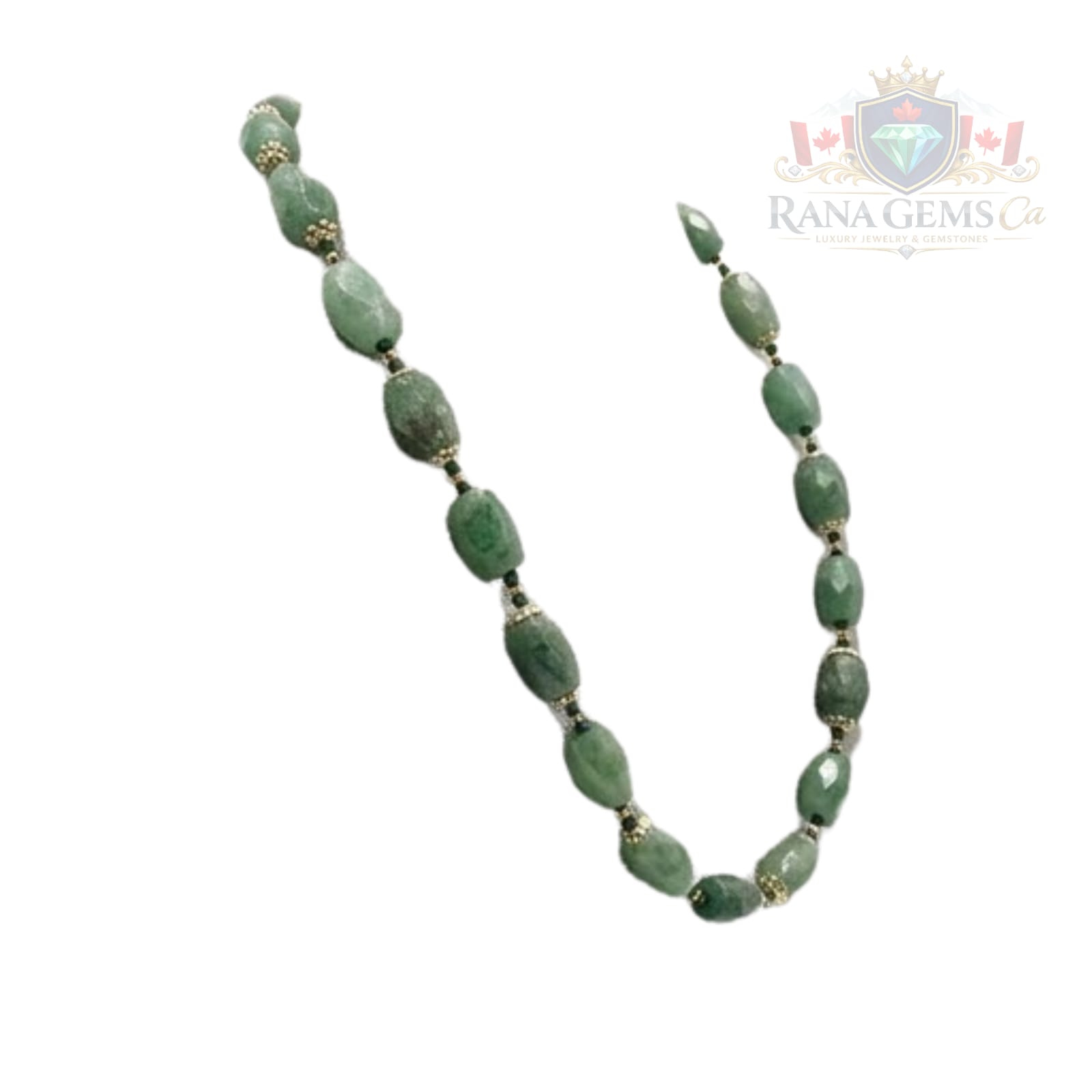 Barrel Green Aventurine Necklace