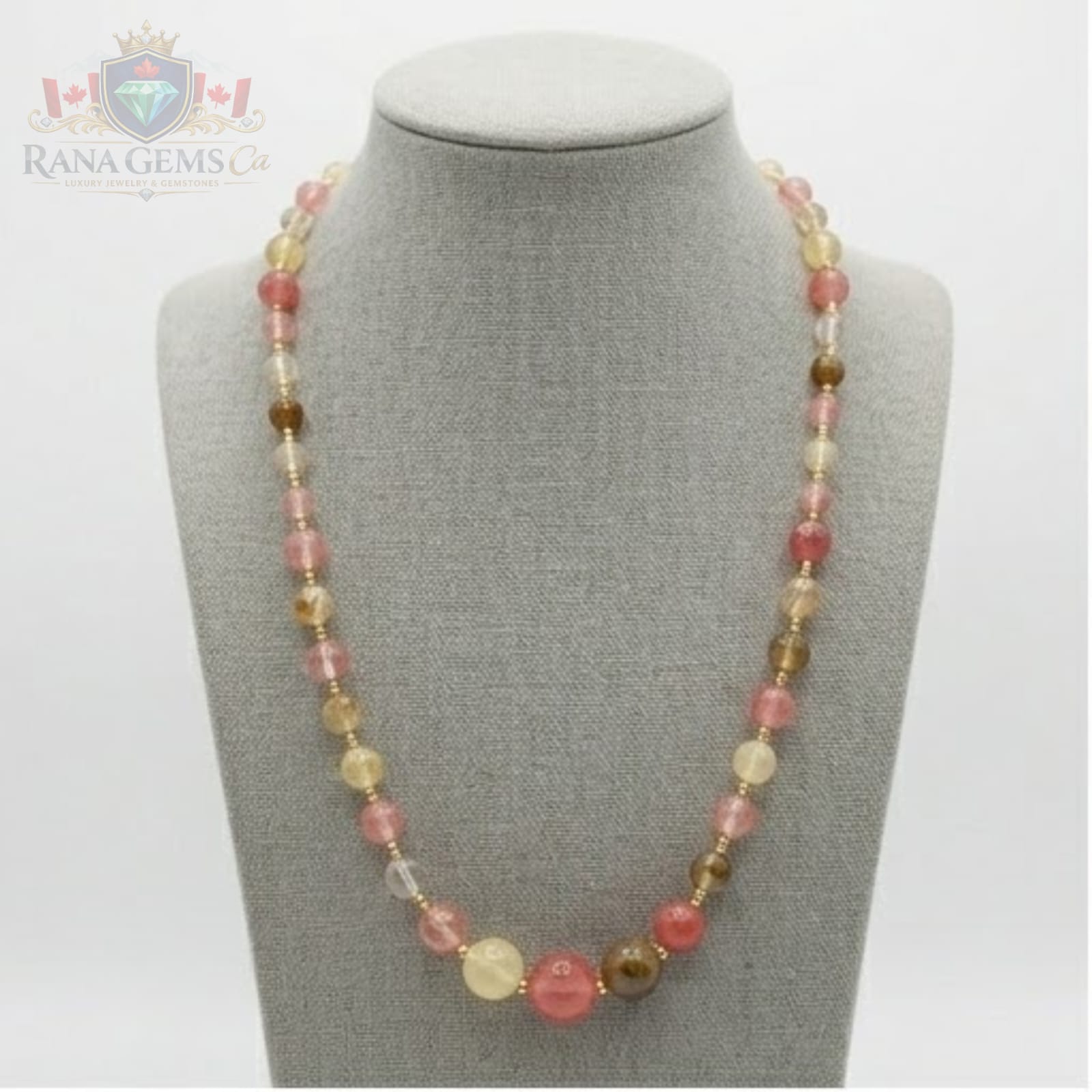 Pink Crystal Necklace