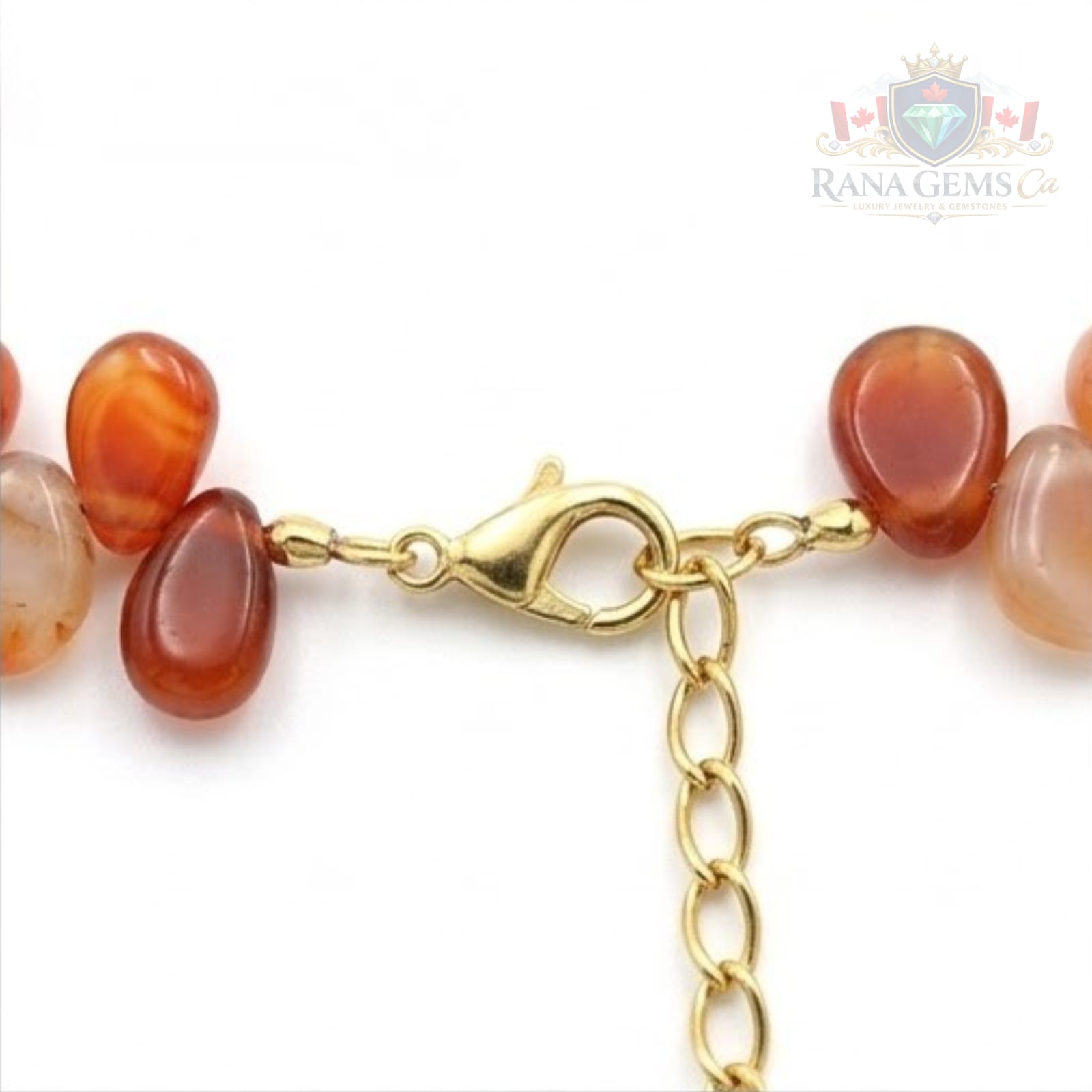 Carnelian Drop Necklace