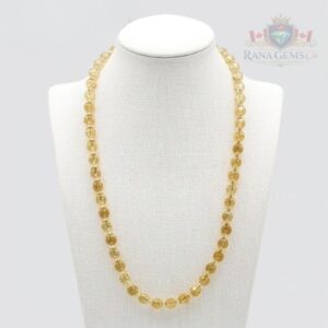 Faceted Citrine Necklace