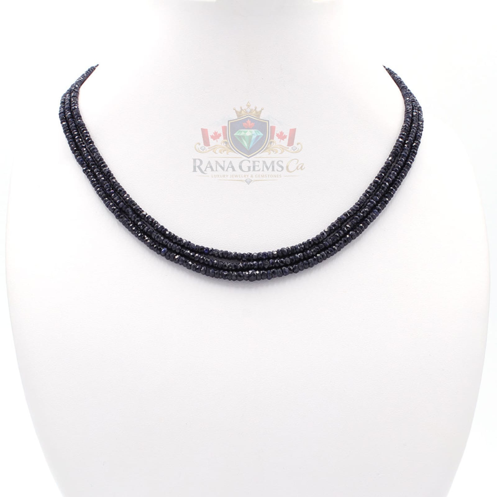 Three Layer Sapphire Necklace