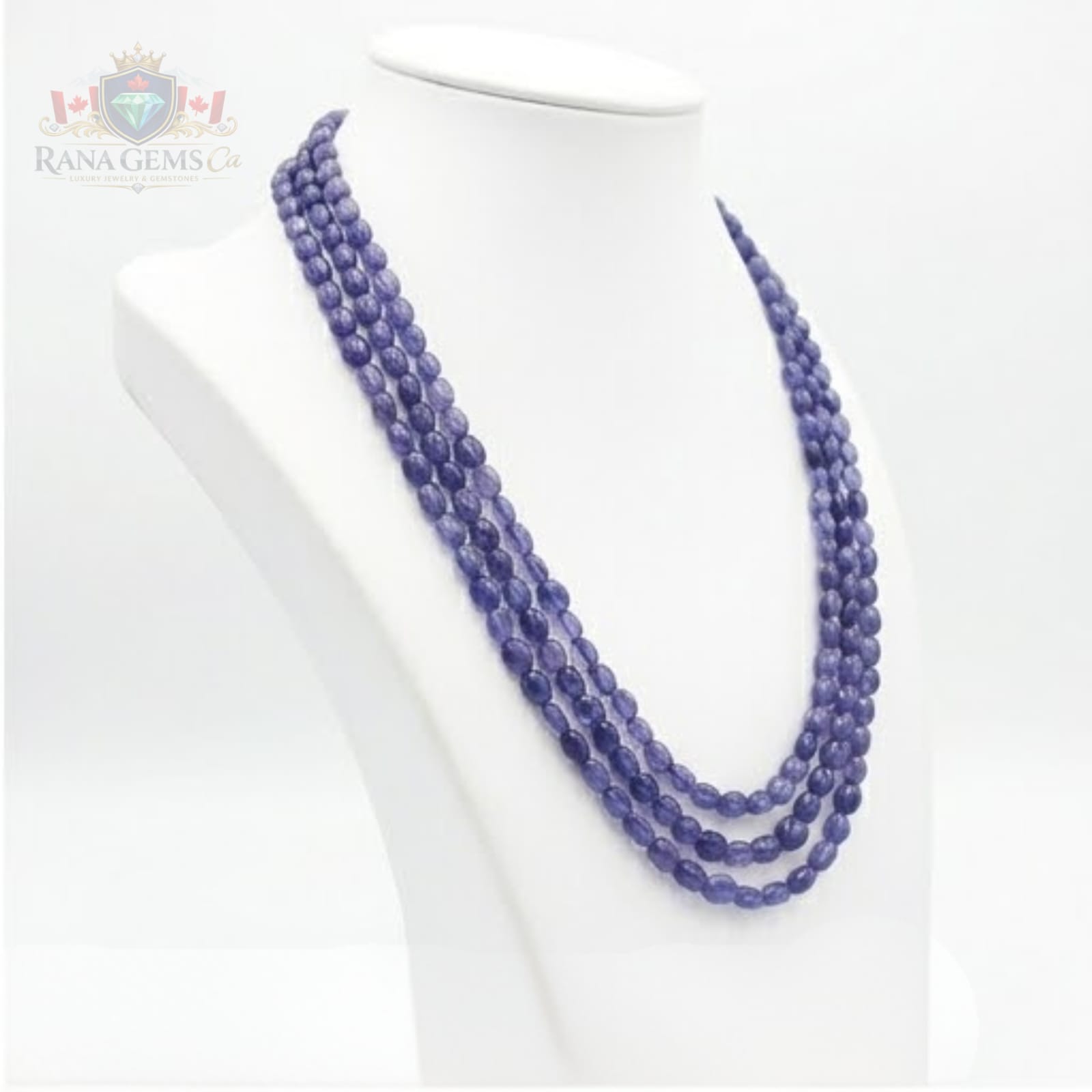 Smooth Tanzanite Necklace
