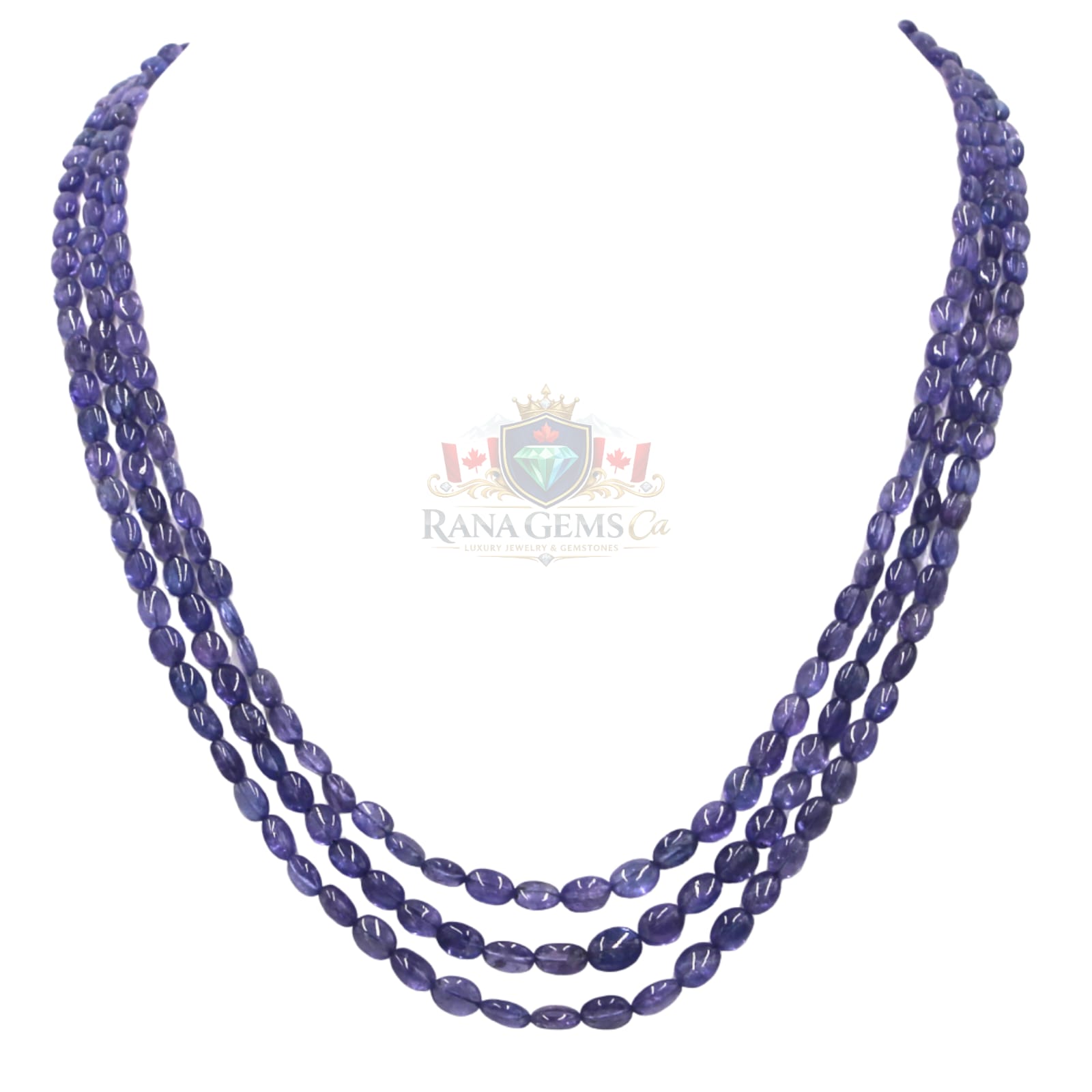 Smooth Tanzanite Necklace
