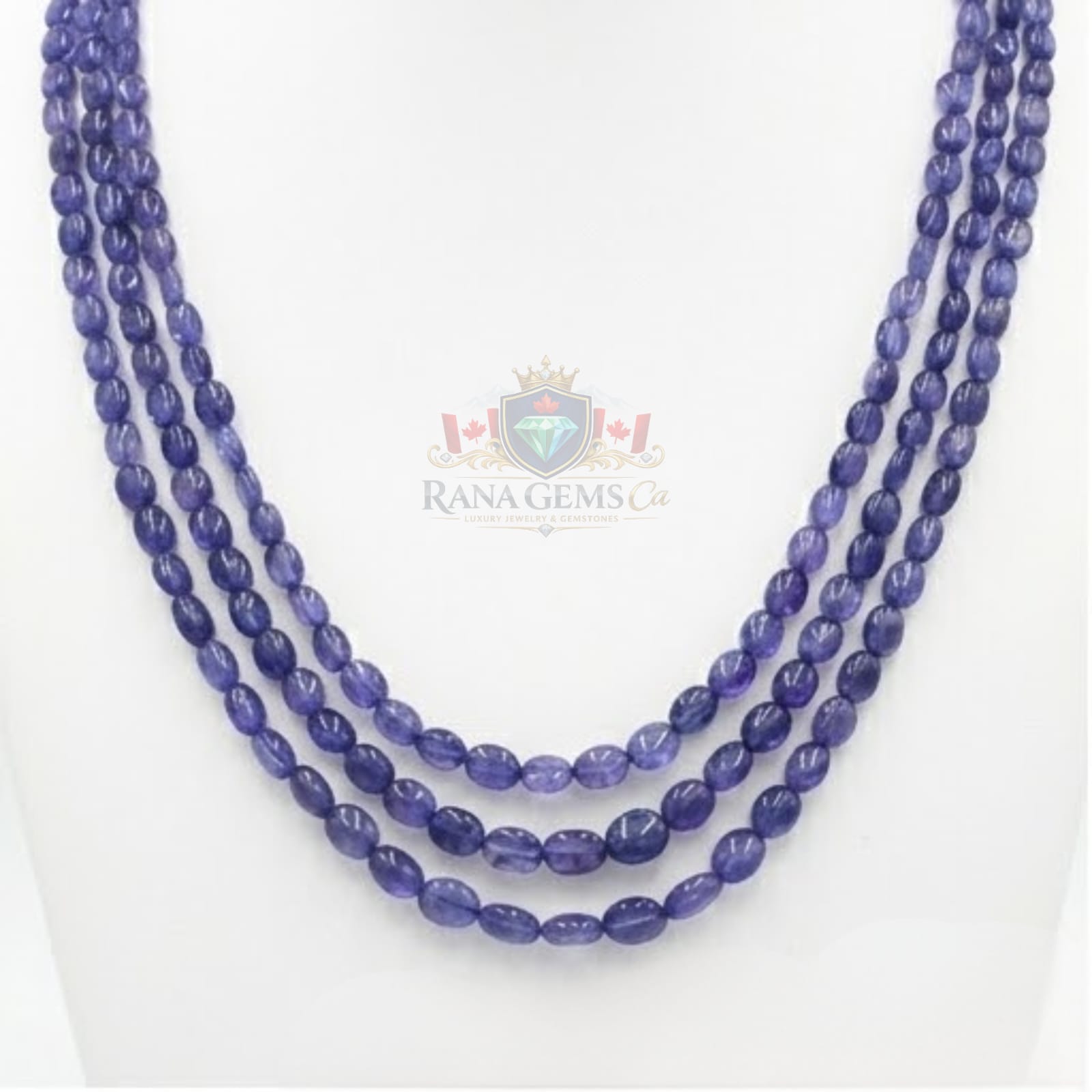 Smooth Tanzanite Necklace
