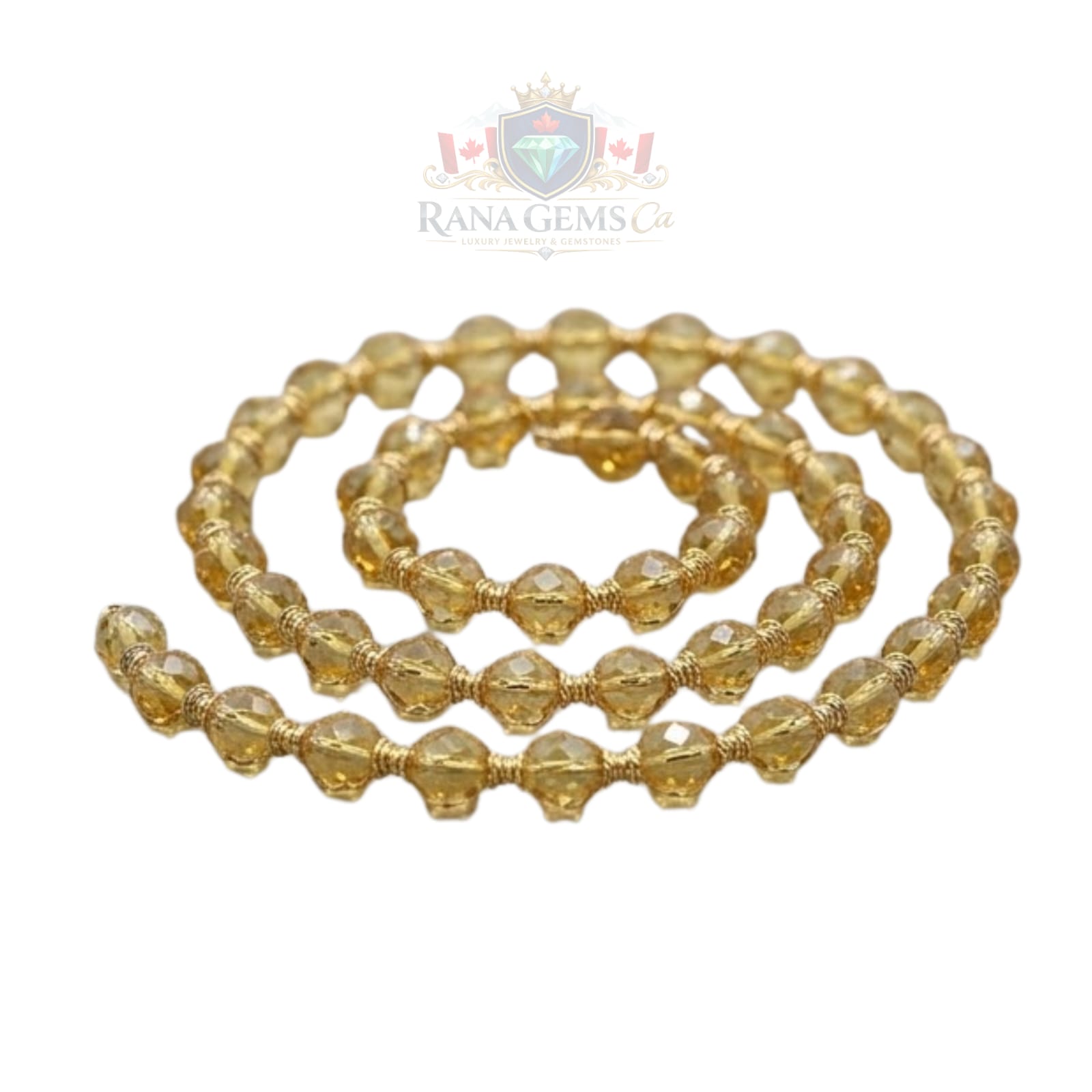 Faceted Citrine Necklace