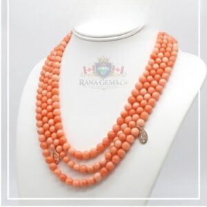 Round Pink Coral, 6 mm