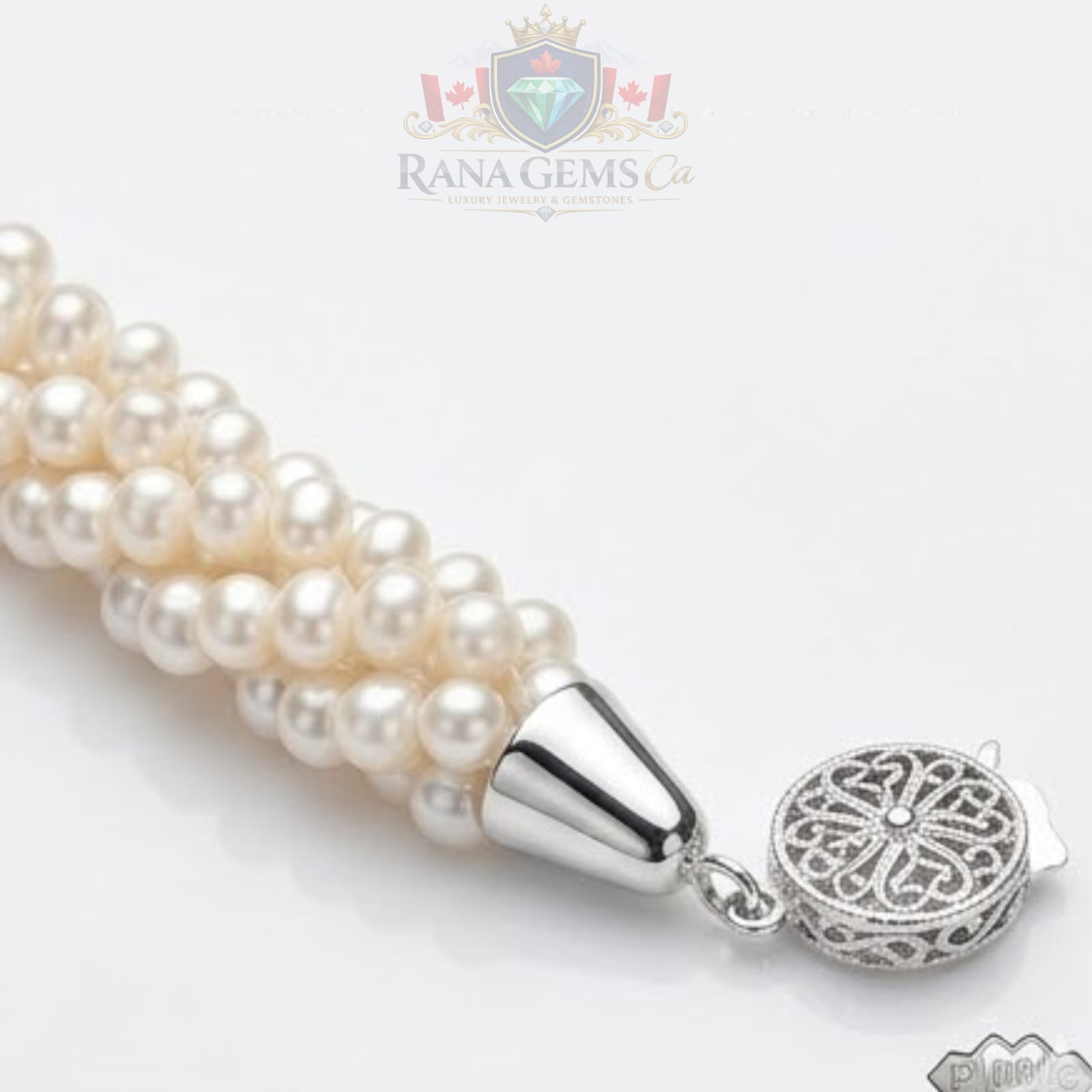 Semi-Round Pearls, 5.5 mm