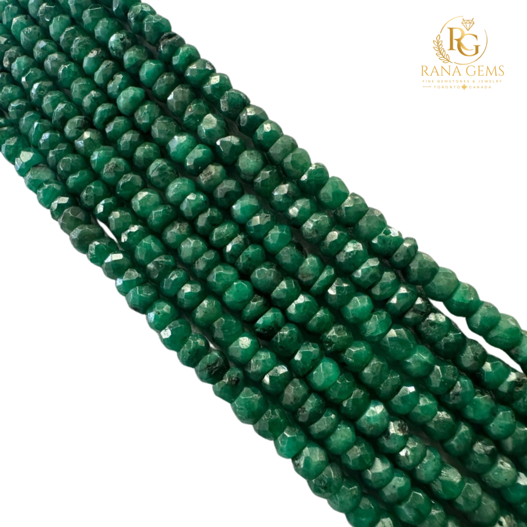 Colombian Emerald Beads 7-Layer Necklace