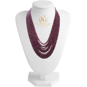 Pink Burmese Ruby Beads